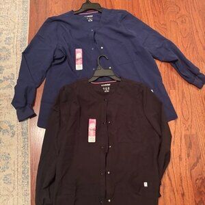NWT 2 SCRUBSTAR SCRUB JACKETS, SIZE XL